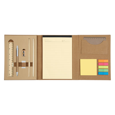 ECO-INSPIRED TRI-FOLD STATIONERY SET