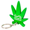 Cannabis Leaf Bottle Opener Keychain