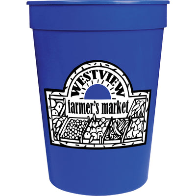 Solid 12 oz Stadium Cup