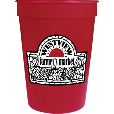 Solid 12 oz Stadium Cup