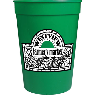 Solid 12 oz Stadium Cup