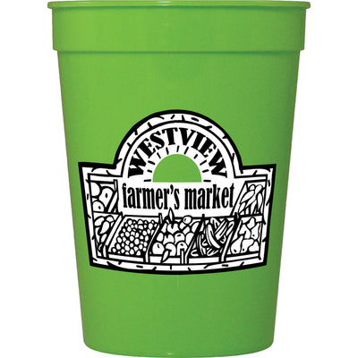 Solid 12 oz Stadium Cup