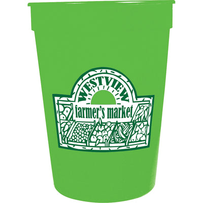 Solid 12 oz Stadium Cup