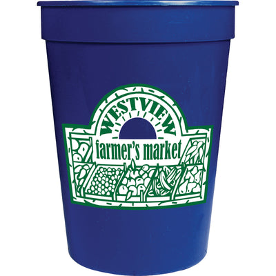 Solid 12 oz Stadium Cup