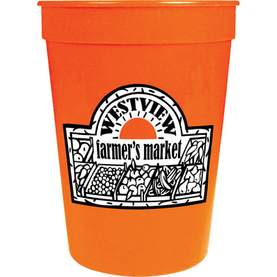 Solid 12 oz Stadium Cup