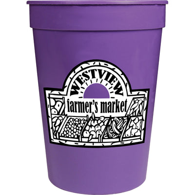 Solid 12 oz Stadium Cup