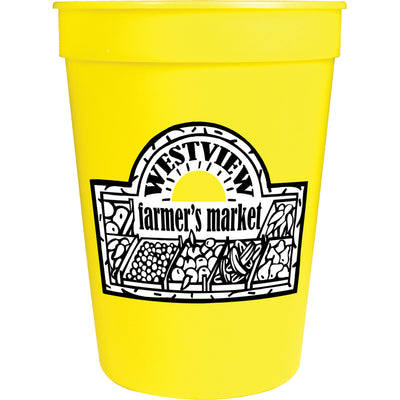 Solid 12 oz Stadium Cup